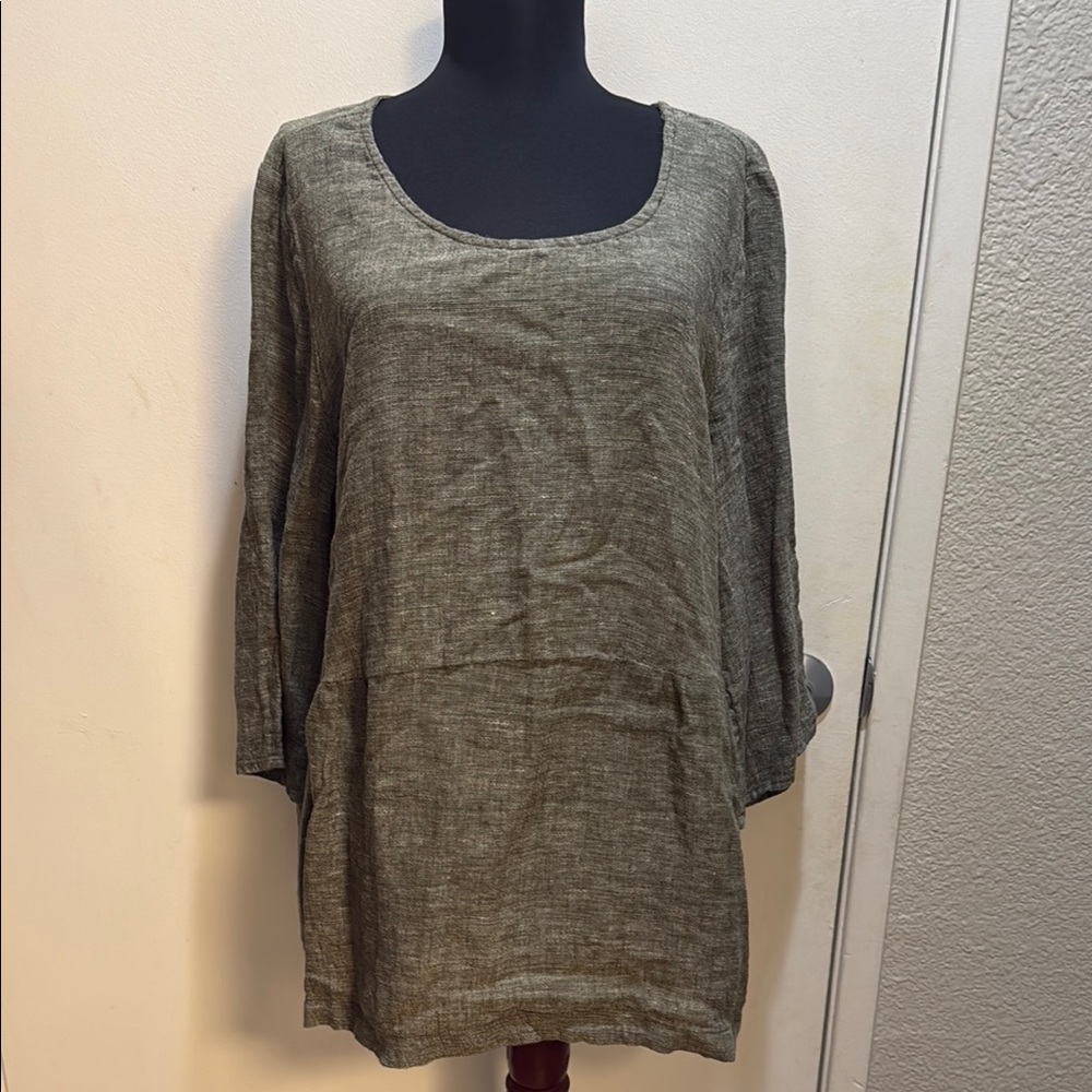 J. Jill Gray Oversized 3/4 Sleeve Tunic